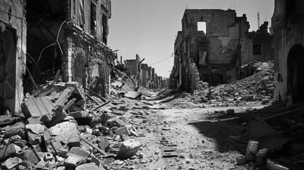 Post-Conflict Urban Devastation