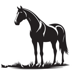 Shadowfax silhouette of horse -AuroraThunderhoof-Stardust-Phoenix Horse Silhouette 