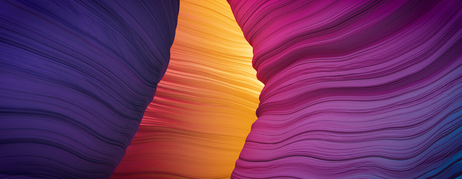 Yellow and Pink Abstract 3D Wallpaper.
