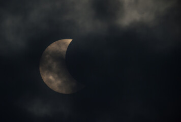 Obraz na płótnie Canvas solar eclipse natural phenomenon