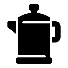 Obraz premium percolator glyph icon