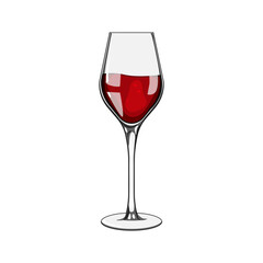 merlot wine glass cartoon. pinot cabernet, zinfandel syrah, sauvignon riesling merlot wine glass sign. isolated symbol vector illustration
