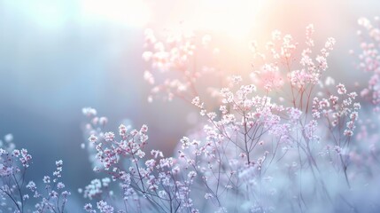 Subtle pastel gradients offering a delicate and enchanting display against white - obrazy, fototapety, plakaty