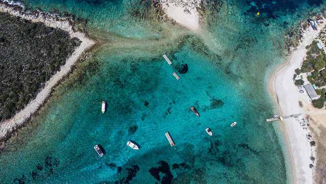 Island-Hopping, Boats on Croatia's Shimmering Shores
