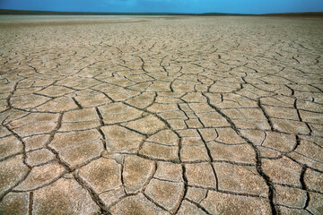Image of heat and drought. Global warminga (man-made climate change, ecological turnover). Endless...