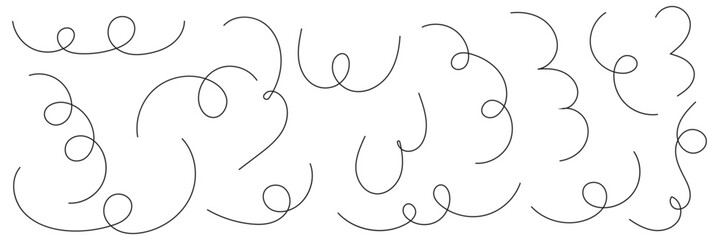 Messy pen scribbles hand drawn set. Hand drawn pen scribbles. . Hand drawn scribble element set