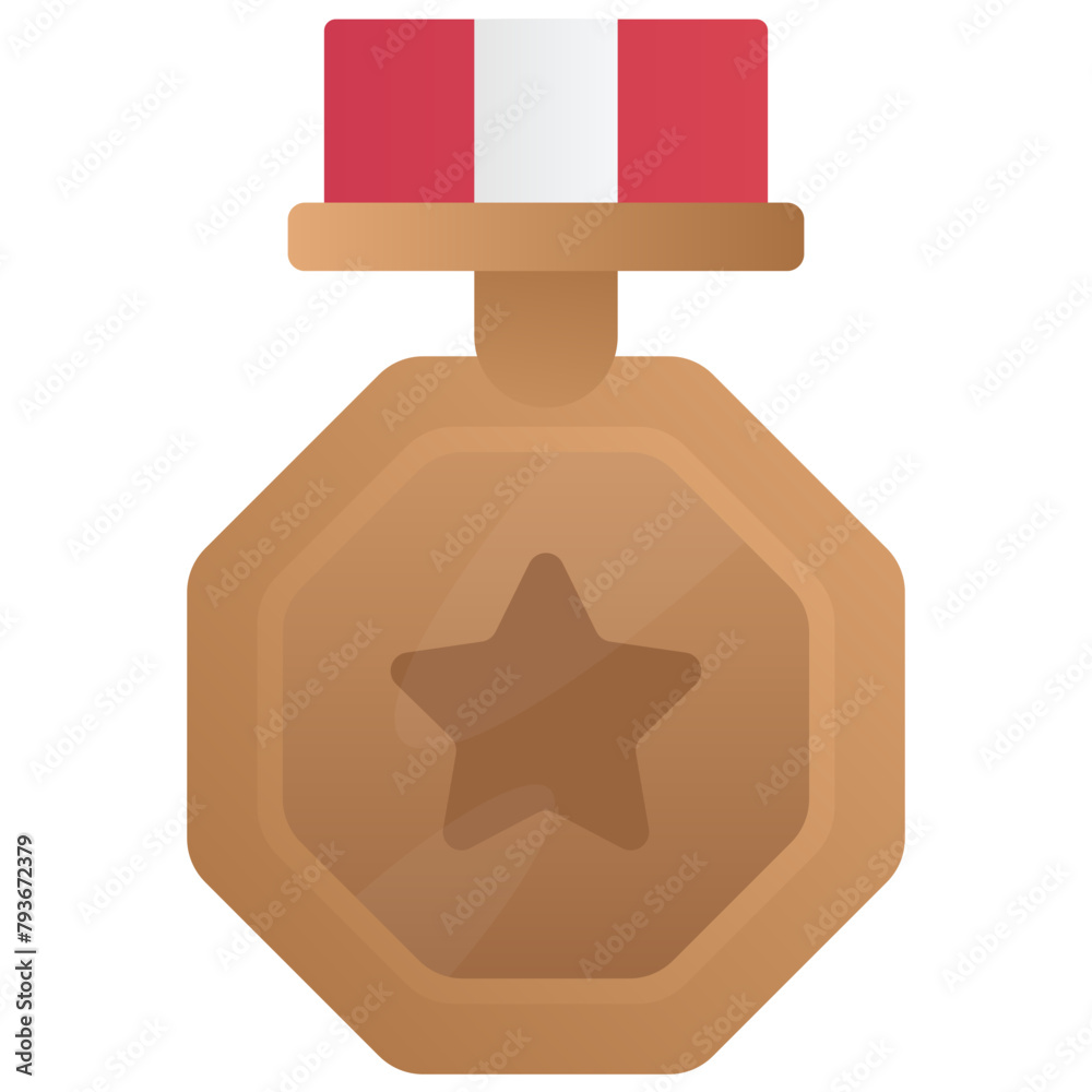 Wall mural Medal Icon