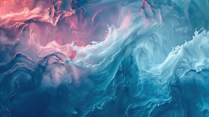 abstract fluid waves wallpaper background - obrazy, fototapety, plakaty