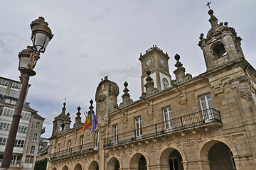 Lugo, Galizia, Casa do Concello - Spagna - obrazy, fototapety, plakaty