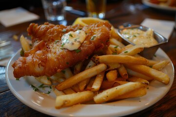 Crispy Fish and Chips