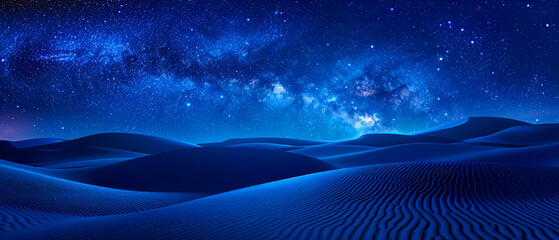 Nights Embrace, The Solitude of the Desert, A Starlit Journey