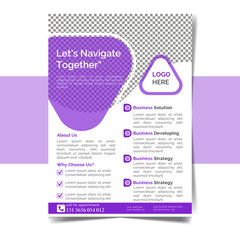 corporate flyer  Template design .