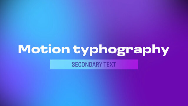 Versatile Typography Set | Animated Titles with Control Panels