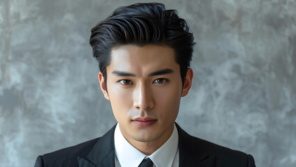 Textured Crop Hairstyle in Pastel Setting, Vibrant Scene: Youthful Inspiration, Modern Look with Aesthetic, Stylish Hairdo Against Backdrop