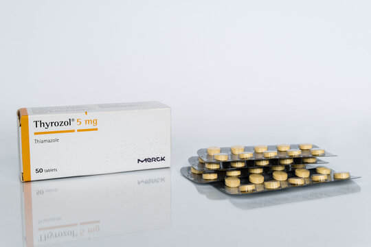 Merck Thyrozol (Thiamazole) 5mg x 50 tablets