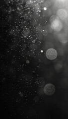 Elegant grey light bokeh abstract background ideal for sophisticated design projects