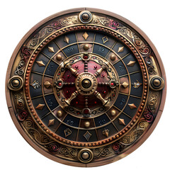 Steampunk Casino Roulette isolated on white background