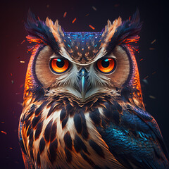 Owl portrait