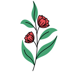 Aesthetic Floral Icon