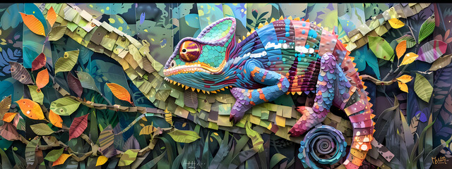 Chameleon Rupture: A Vivid Break from Reality