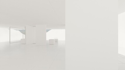interior of a house - background for videocalls - made in blender