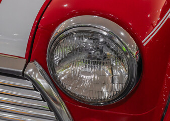 car headlights have a beautiful, distinctive and stylish design.