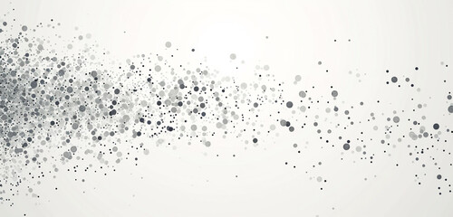 Fototapeta na wymiar Elegant vector backdrop with small gray circles on a crisp white canvas.