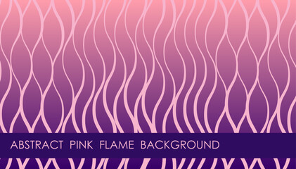 Horizontal magenta abstract background with purple pink flames, cover, site presentation in HD format. UI template layout for web design of internet products. Vector banner