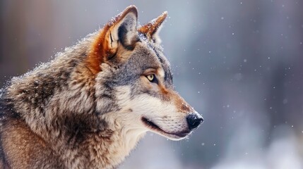 portrait photograph of wolfs, suitable for digital and print