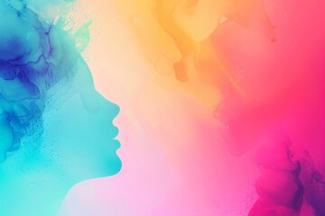 abstract background for Mental Health Awareness Week 