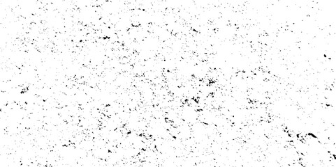 Dust overlay distress grungy effect paint. Black and white grunge seamless texture. Dust and scratches grain texture on white and black background.	