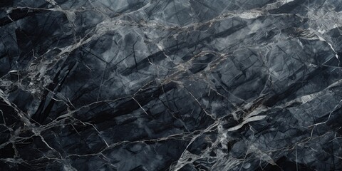 Black marble texture background pattern, abstract natural stone. - obrazy, fototapety, plakaty