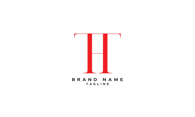 THT, TTH, HTT, Abstract initial monogram letter alphabet logo design