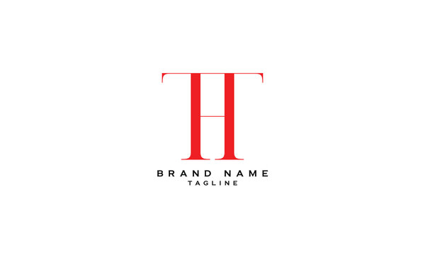 THT, TTH, HTT, Abstract initial monogram letter alphabet logo design