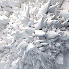 Obraz premium white feathers on the ground