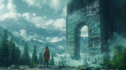 Embark on a visual journey through the digital wilderness, where pixels reveal the resilience of AI sentinels guarding against cyber intruders with unwavering resolve.