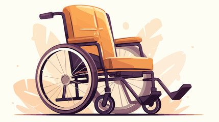 Fototapeta na wymiar Wheelchair icon. Flat illustration of Wheelchair ve