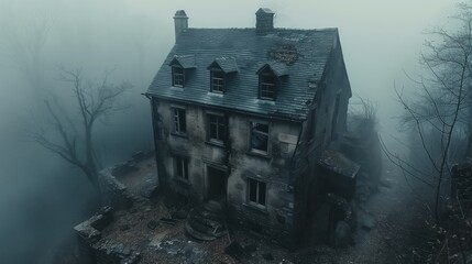 Eerie Abandoned House Haunting Scenes of Ghostly Encounters
