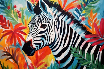 zebra and background