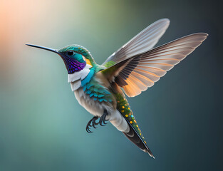 Fototapeta premium Kolibri im Flug