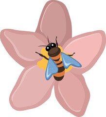 Honeybee on flower