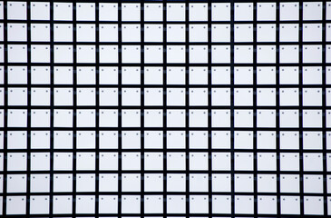 Geometrical black and white square background.