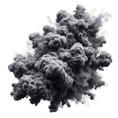 smoke on white background
