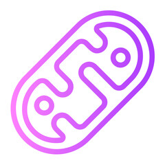 mitochondria gradient icon