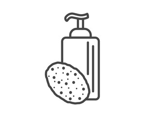 Vector set of beauty, cosmetics and care icons. Bottle, jar, shower gel, face cream, body lotion, spray, ointment, paste.