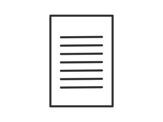 Illustration a vector icon depicting documents, suitable for web and mobile applications, isolated for use in graphic and design.