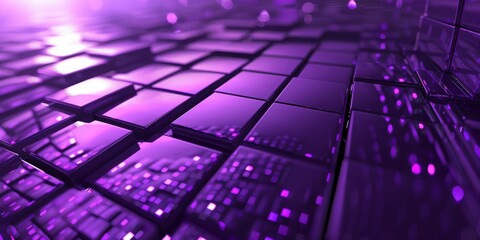 Obraz premium A purple background with a lot of squares