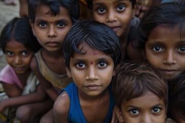 Unidentified Hindu kids in Pushkar, Rajasthan, India