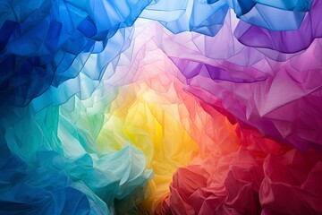 Rainbow Hue Sky: Polychromatic Art Installations in Vibrant Colors