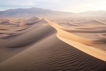 Fototapeta na wymiar Time-Lapse Desert Dune Videos: Aerial View of Shifting Dunes